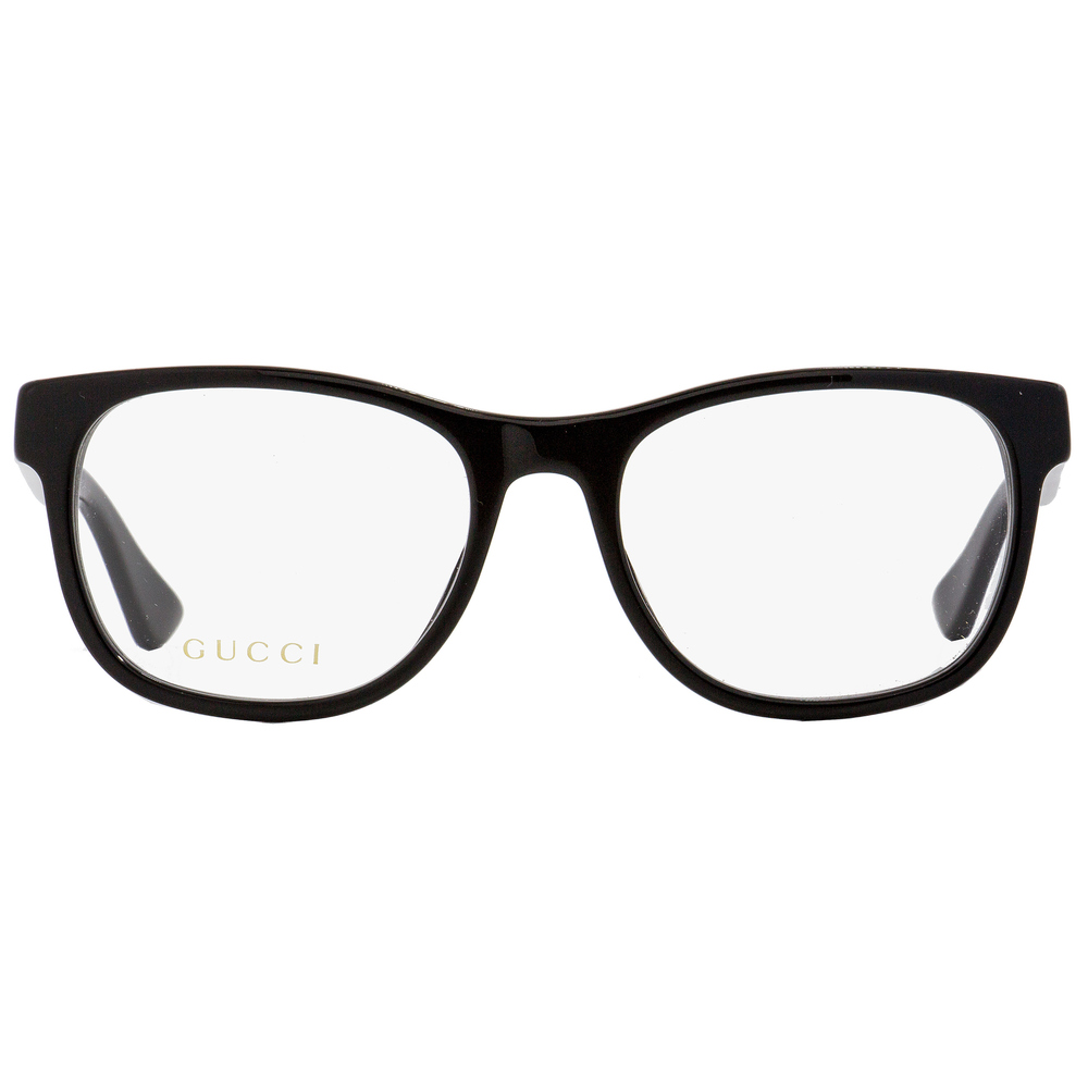Gucci Rectangular Eyeglasses GG0004O 001 Black 53mm 0004 - Picture 2 of 2